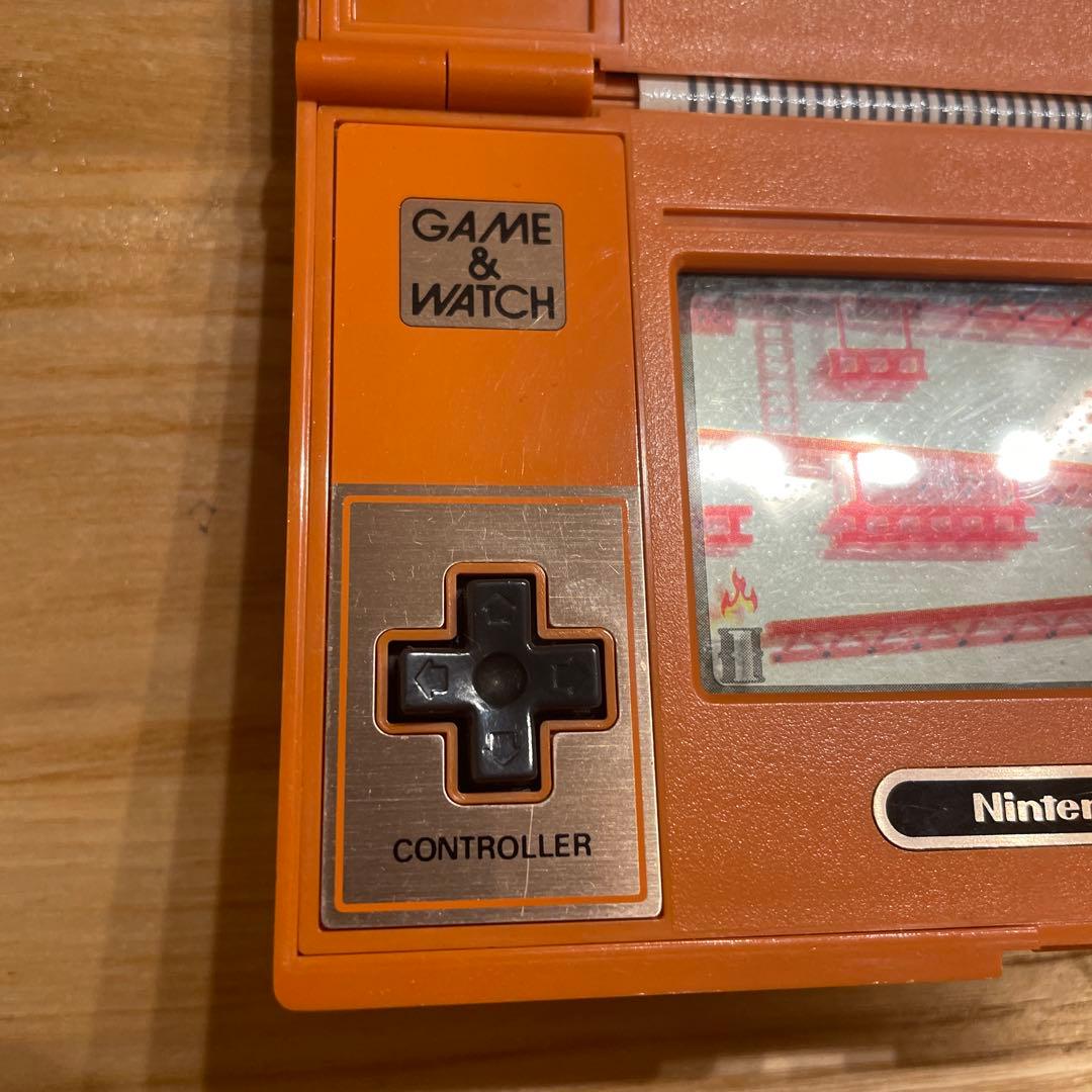 【動作品】Nintendoゲーム&ウォッチ　ドンキーコング電池カバーなし電池付き