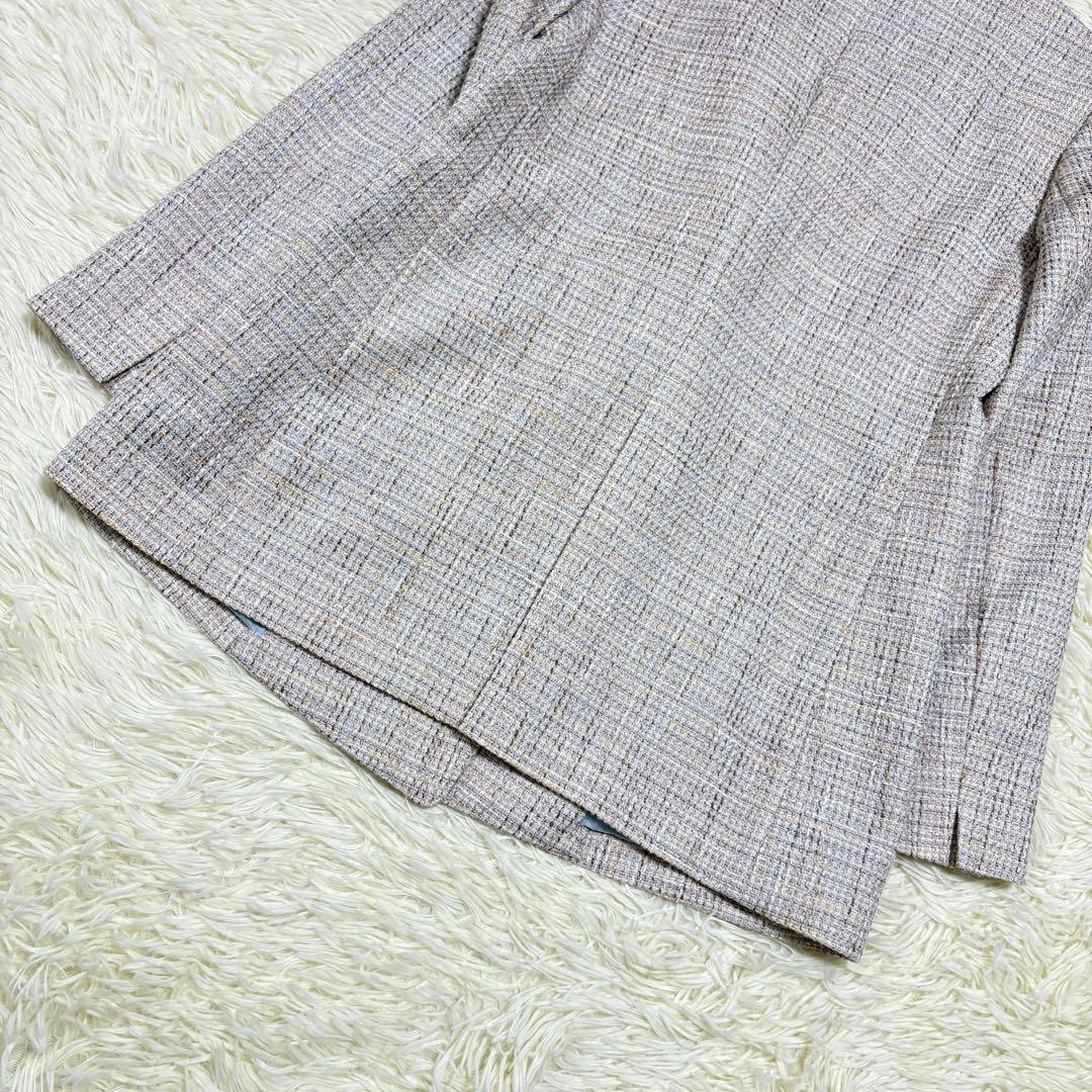 【美品】トゥモローランド ファンシーエフェクトツイードジャケット 36 ダブル