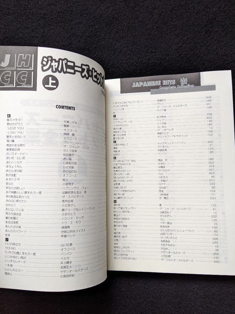 ギター弾き語り　ジャパニーズヒット大全集　竹内まりや　荒井由実　山下達郎　楽譜