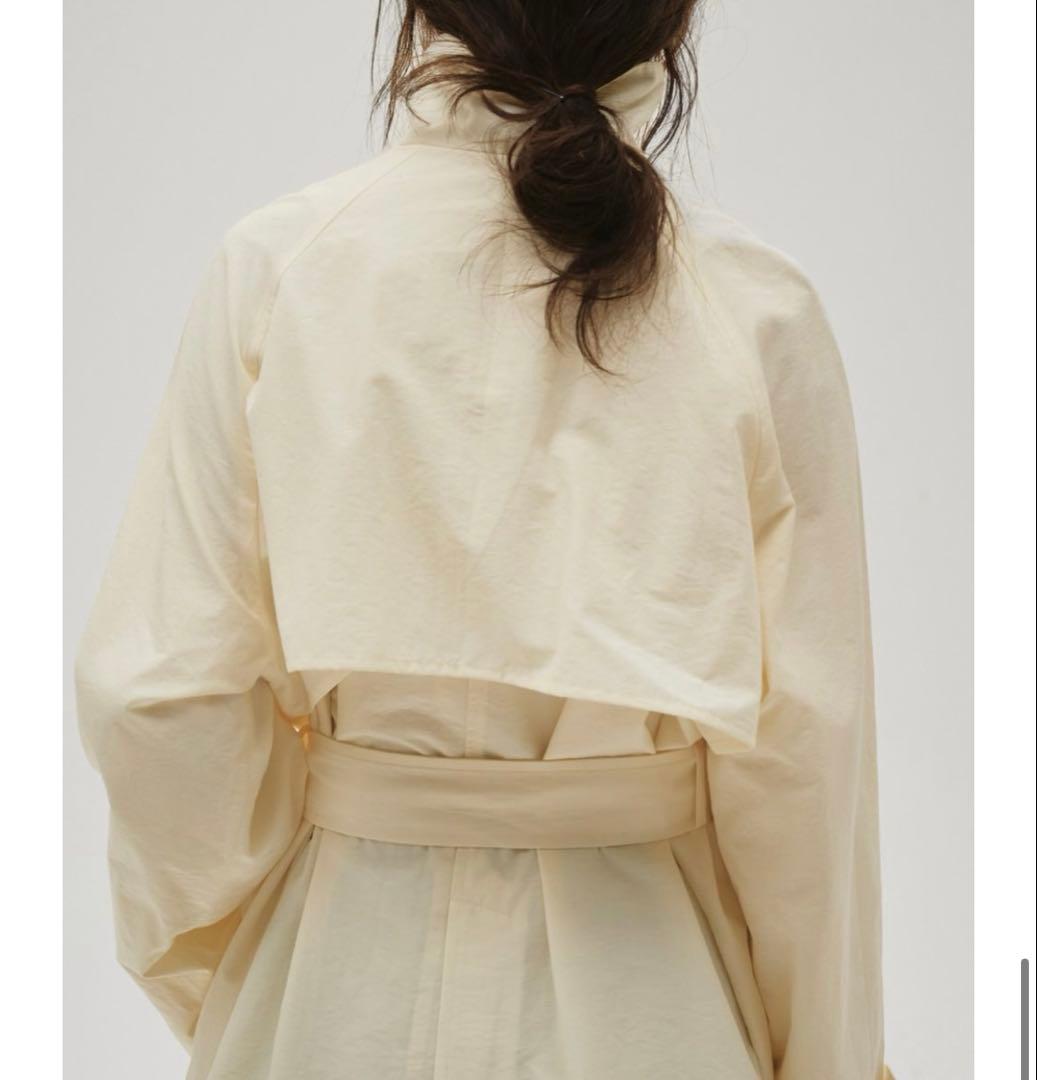 todayful Spring Short Trench キナリ　エクリュ36