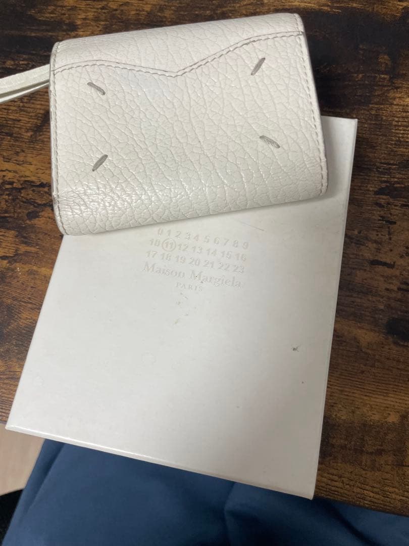 Maison Margiela メゾン マルジェラ 3つ折り財布　ホワイト