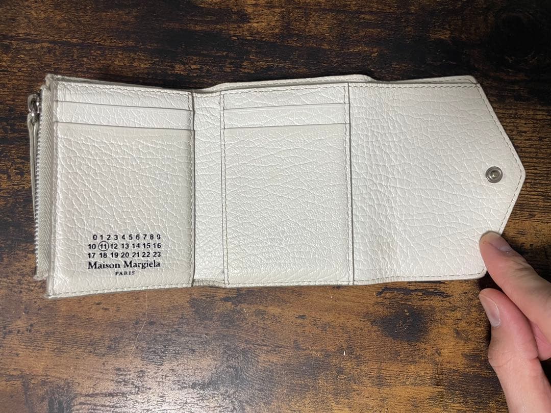 Maison Margiela メゾン マルジェラ 3つ折り財布　ホワイト