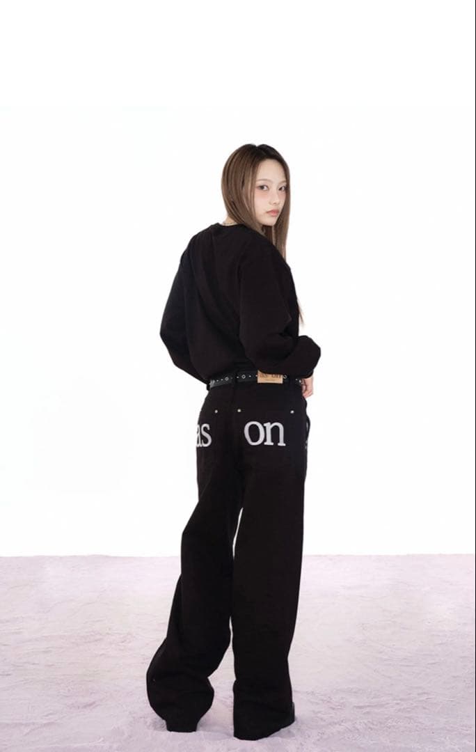 as\"on SMOG WIDE PANTS ブラック