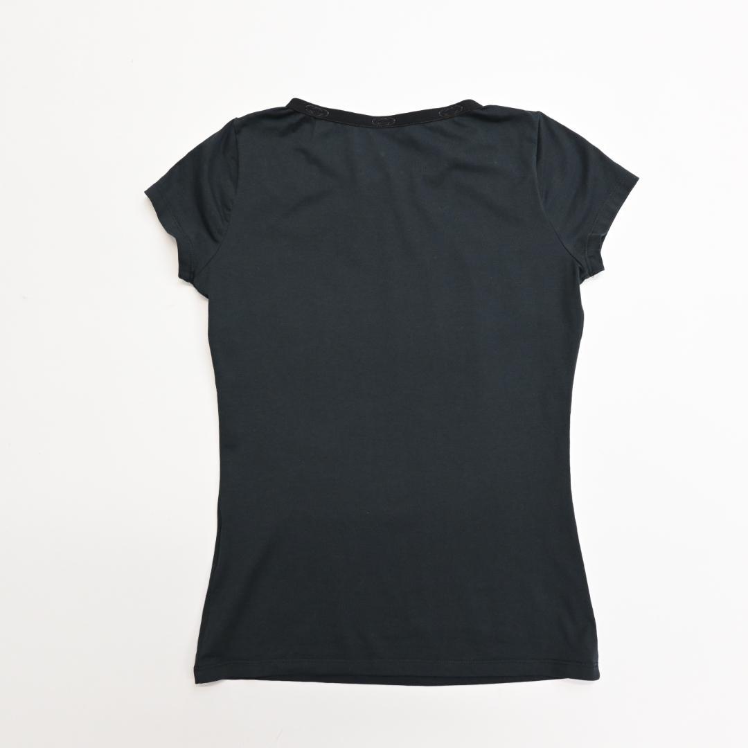 ■ 46649★夏 GUCCI グッチ Tシャツ ブラック×ダークグリーン