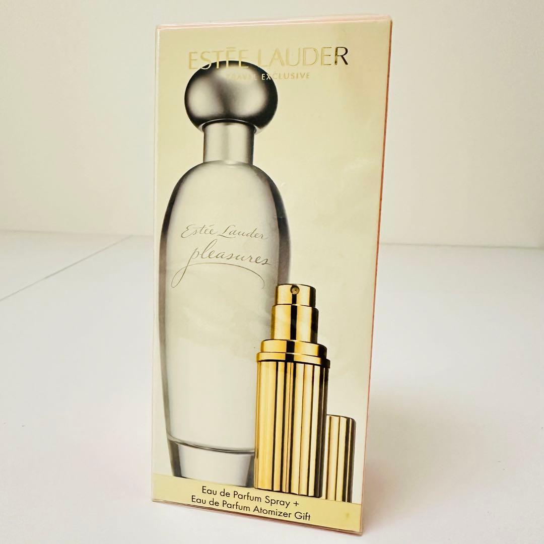 新品未使用未開封 エスティーローダープレジャーズ 100ml アトマイザーセット