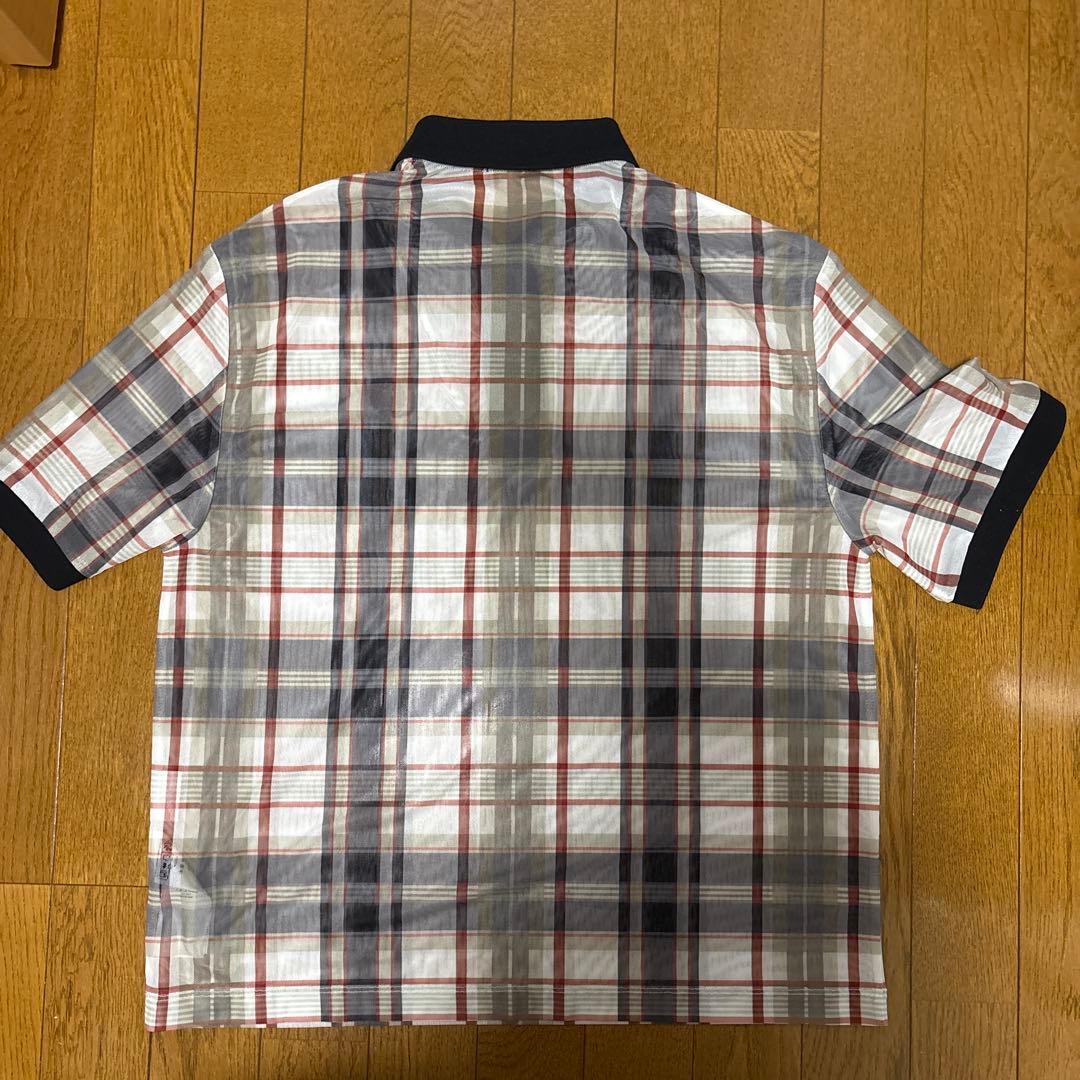 【美品】フレッドペリー ポロシャツ レディース メッシュ チェック 半袖