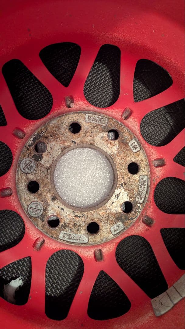 SPARCO 13インチホイール 赤 4穴