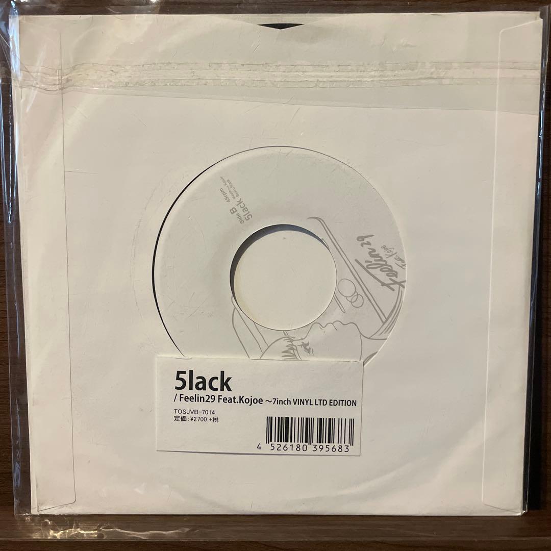 5lack Feelin'29 feat. Kojoe 7inch レコード希少