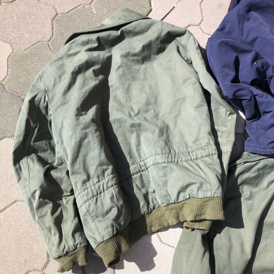 な*び様 80s フランス軍 実物 フライトジャケット デッキ 3着セット B-
