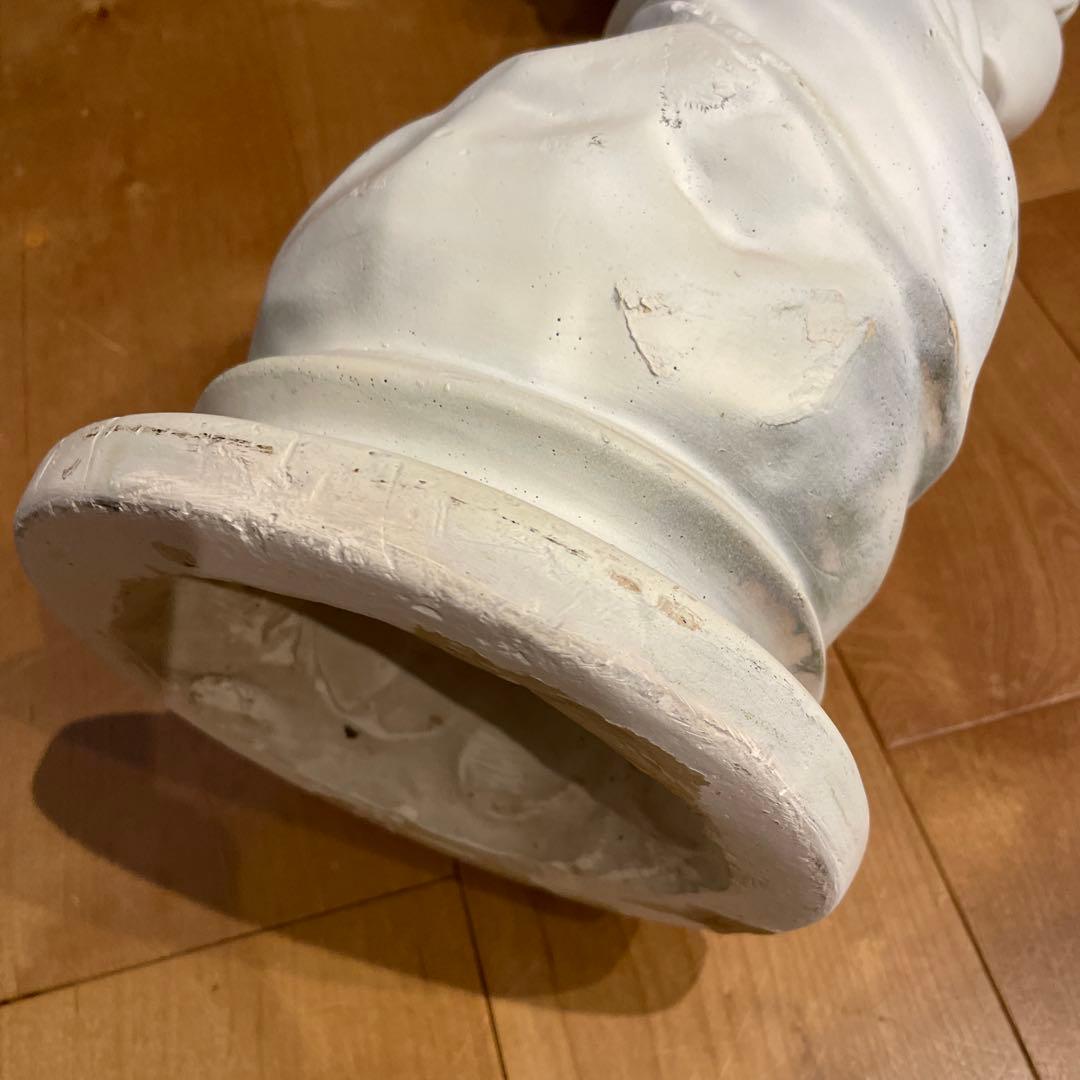 石膏像 水の精 ホワイト陶器製女性像 約65.5cm