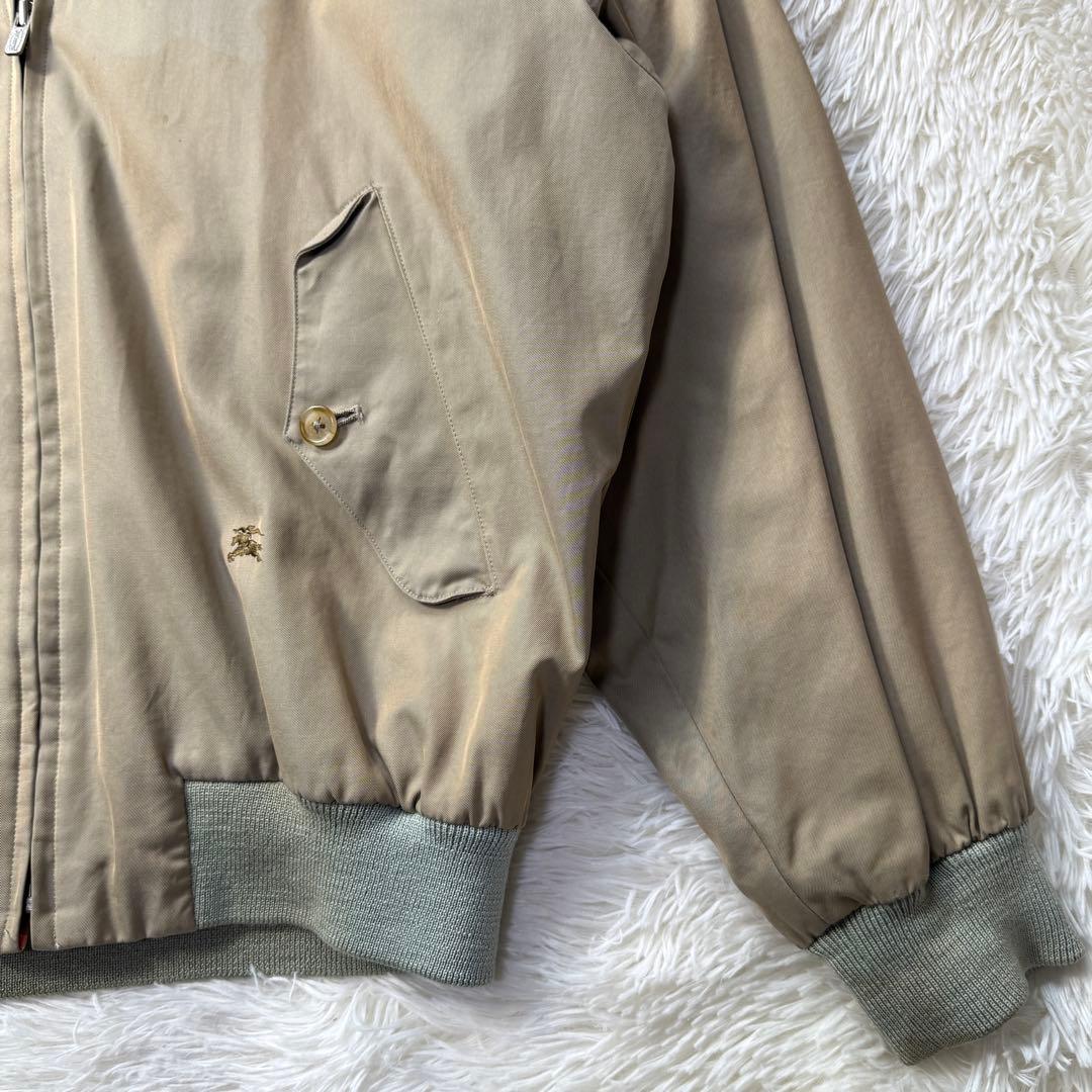 【90S】Burberry ハリントンジャケット G9 玉虫色 シャドウホース