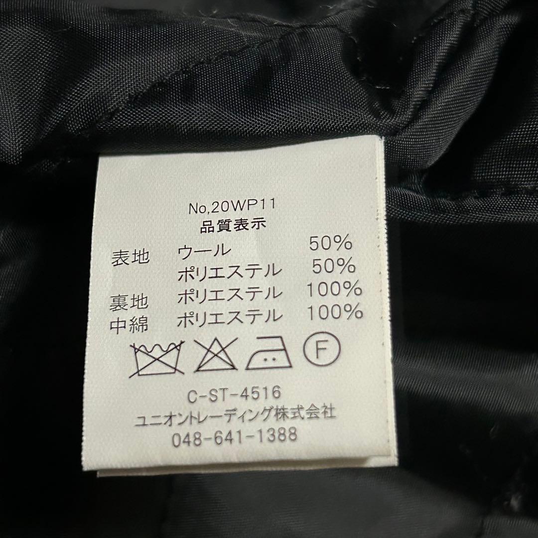 未使用級 ヒューストン HOUSTON ウールブレンド CPOジャケット 黒