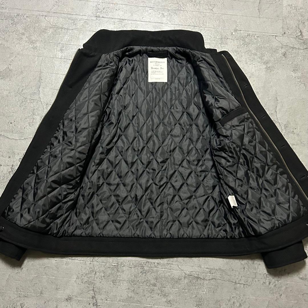 未使用級 ヒューストン HOUSTON ウールブレンド CPOジャケット 黒