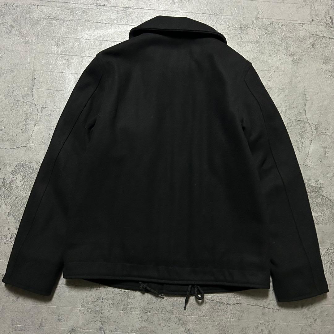 未使用級 ヒューストン HOUSTON ウールブレンド CPOジャケット 黒