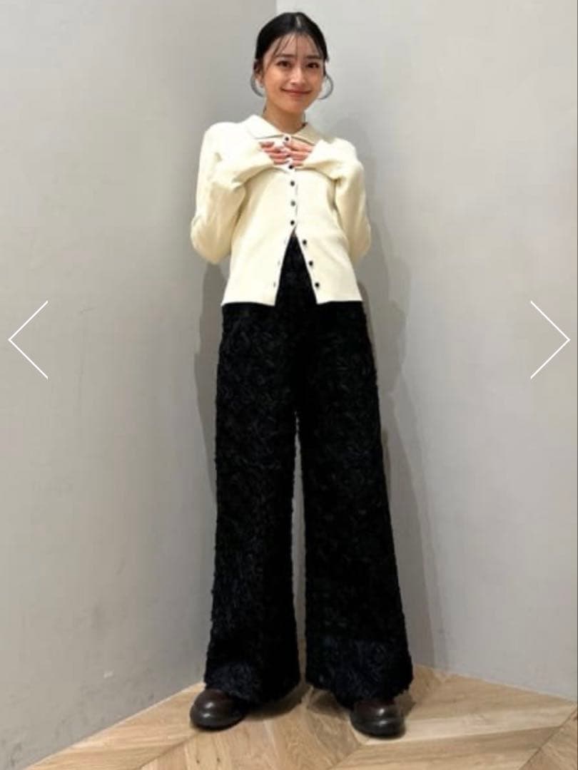 【完売品】スタイルミキサー　シェイプボタンニットポロ