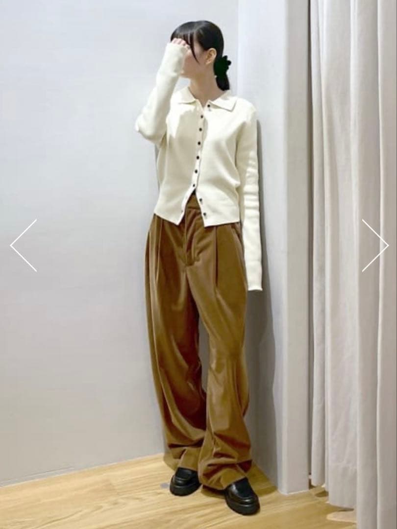 【完売品】スタイルミキサー　シェイプボタンニットポロ