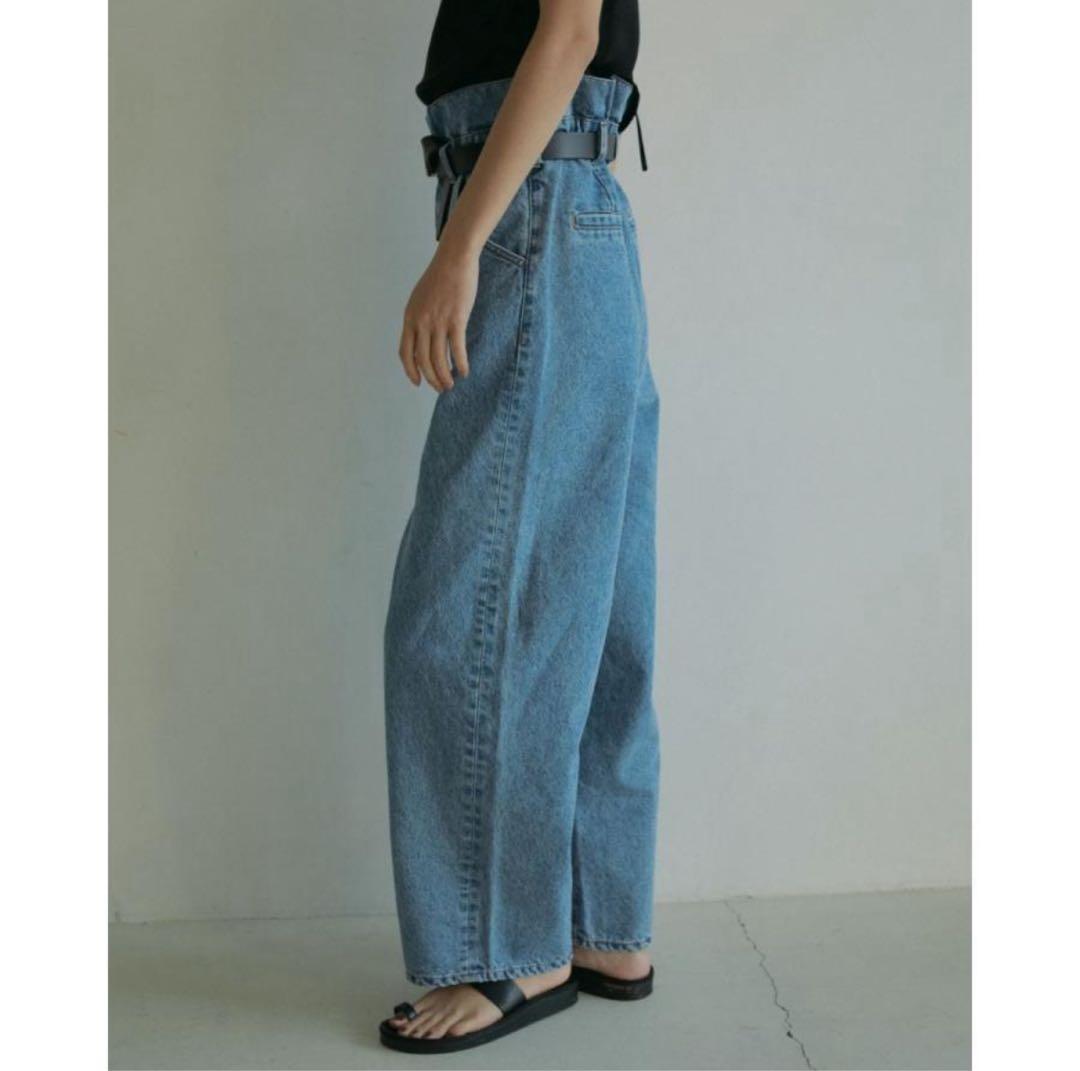 アンヌーク　Waist Tuck Denim38