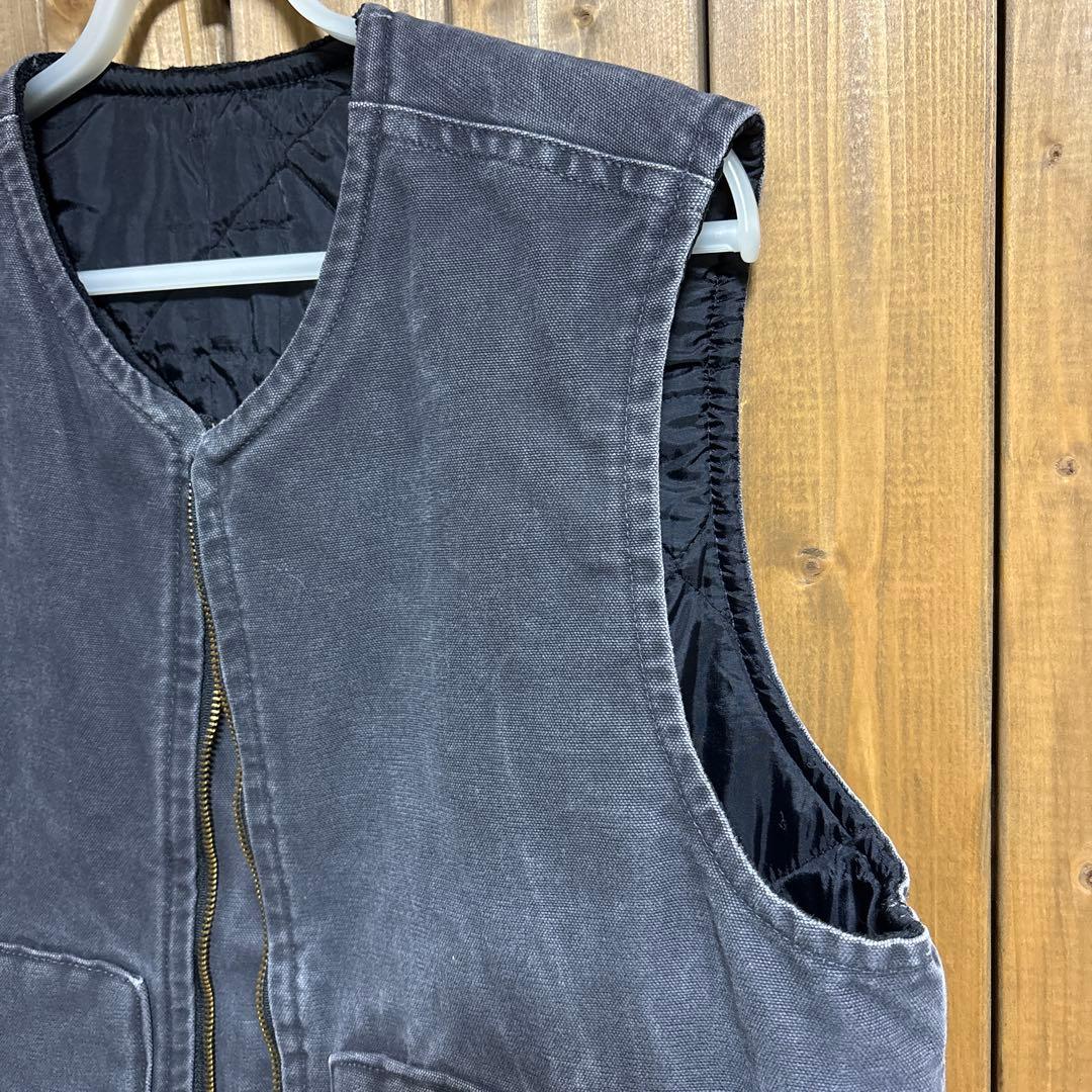 Carhart ダックベスト フェード ブラック グレー ベスト RN14806