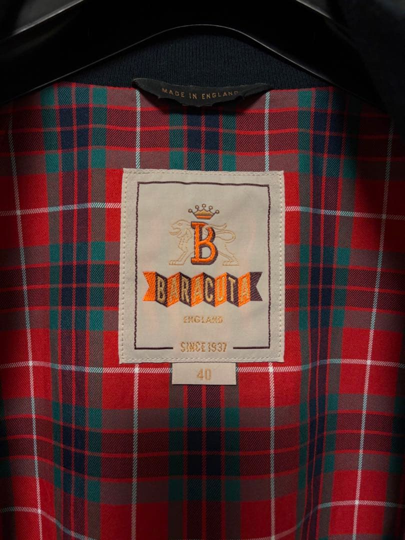 Baracuta クラシックフィット サイズ40(専用ハンガー付き)