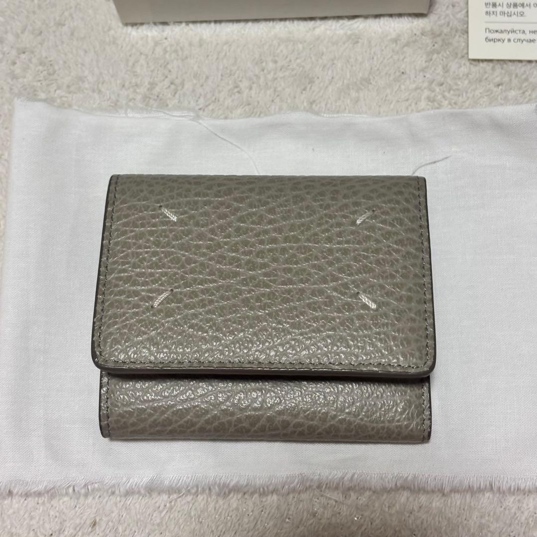 メゾンマルジェラ 財布 三つ折財布 Maison margiela ベージュ