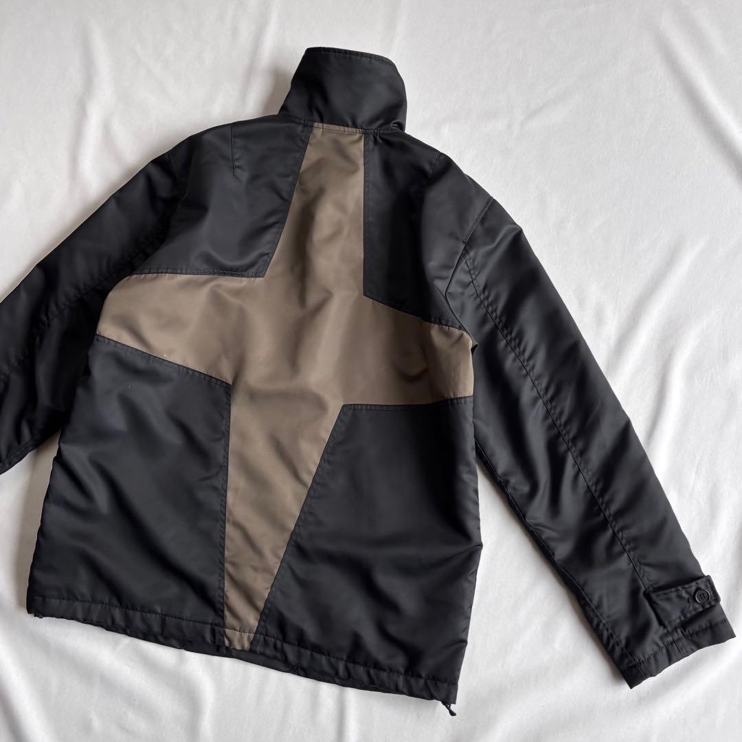 ジャケット・アウター 00s MILKBOY cross design nylon JKT BLK