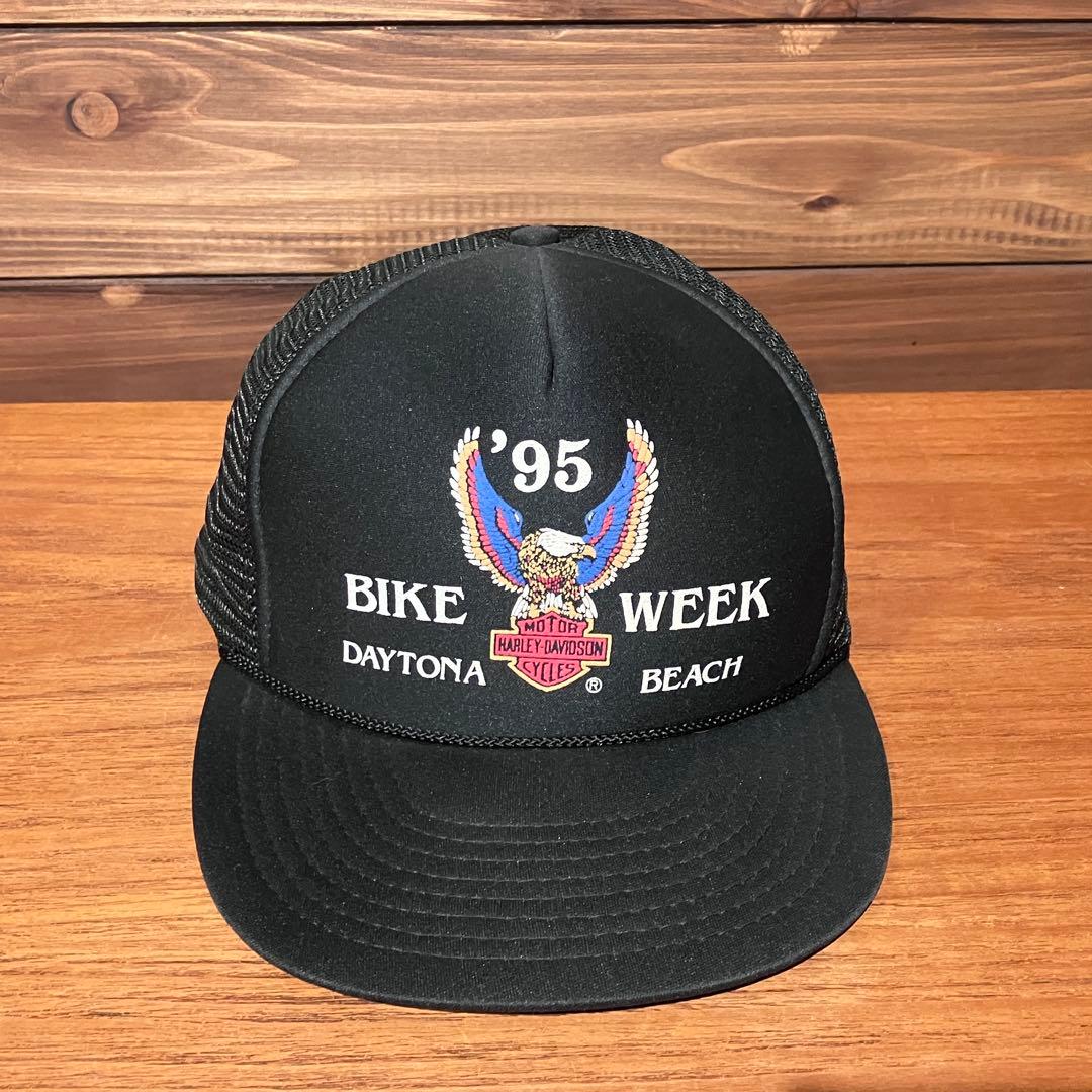1995 ハーレーダビッドソン　bike week キャップ　帽子　ハット