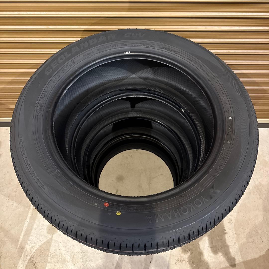 新車外し225/55R18 ヨコハマジオランダー　RAV4 デリカD5 即購入可