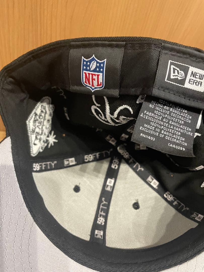 Las Vegas Raiders 59FIFTY キャップ ブラック