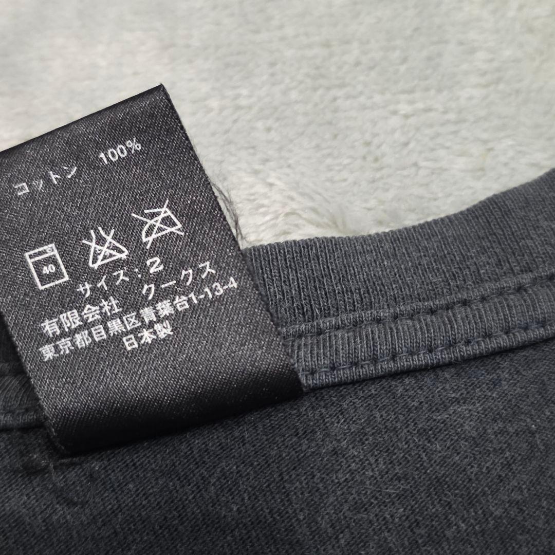 ナンバーナイン　スヌーピー　Tシャツ　2　ブラック　ピーナッツ　コラボ