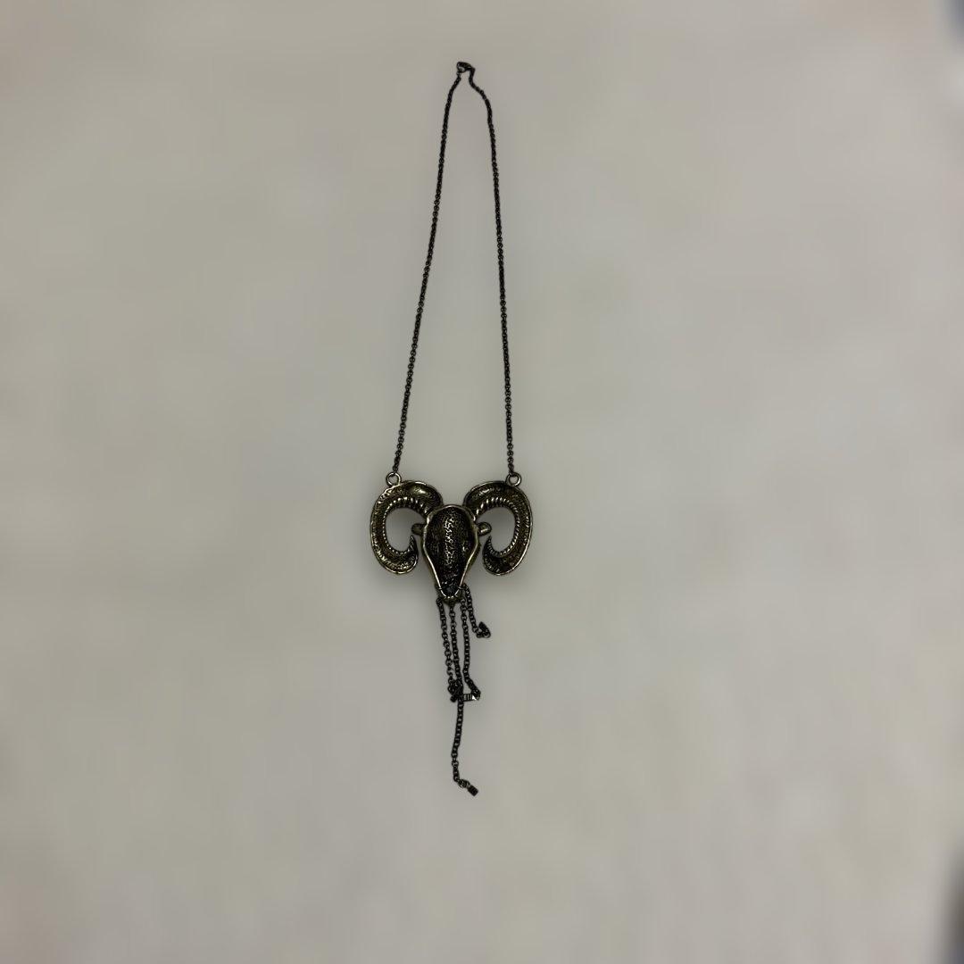 (激レア) 羊頭　ヘッド　ペンダント　ネックレス　　 ヴィンテージ　アメカジ