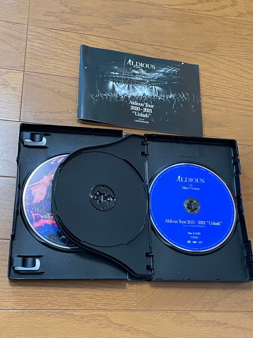 ALDIOUS Tour UNLASH　Blu-ray＋DVD＋CD　廃盤品