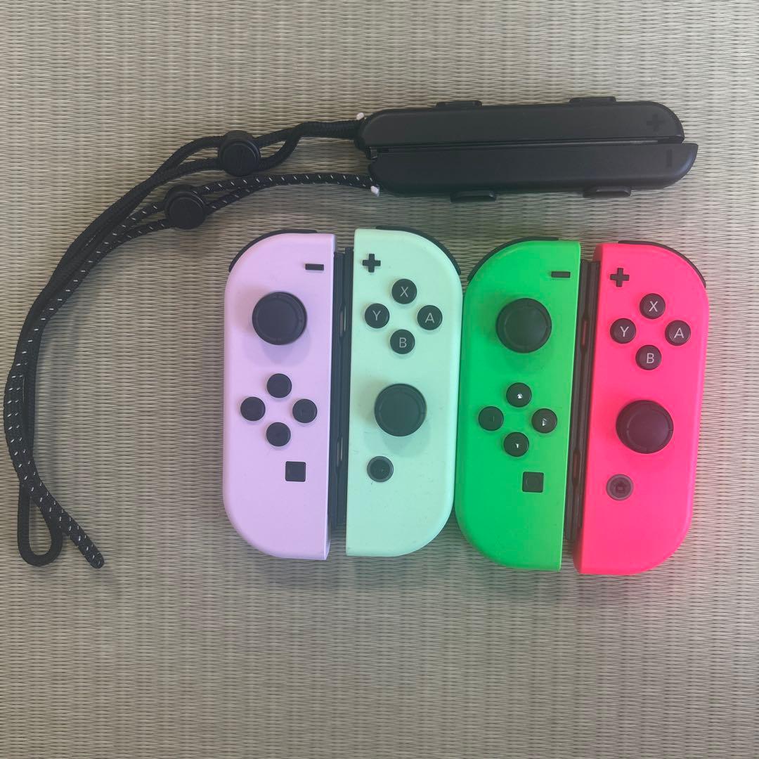 任天堂Switch 本体箱あり　ポケモンのカセットとコントローラー2個付き