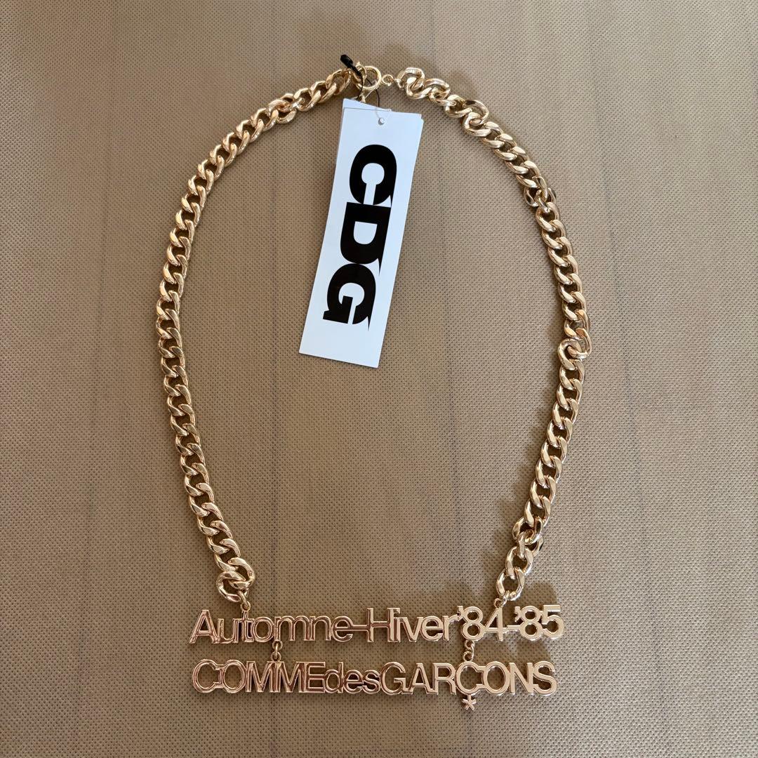 ★レア！タグ付き未使用！CDG コムデギャルソン ネックレス ゴールド★