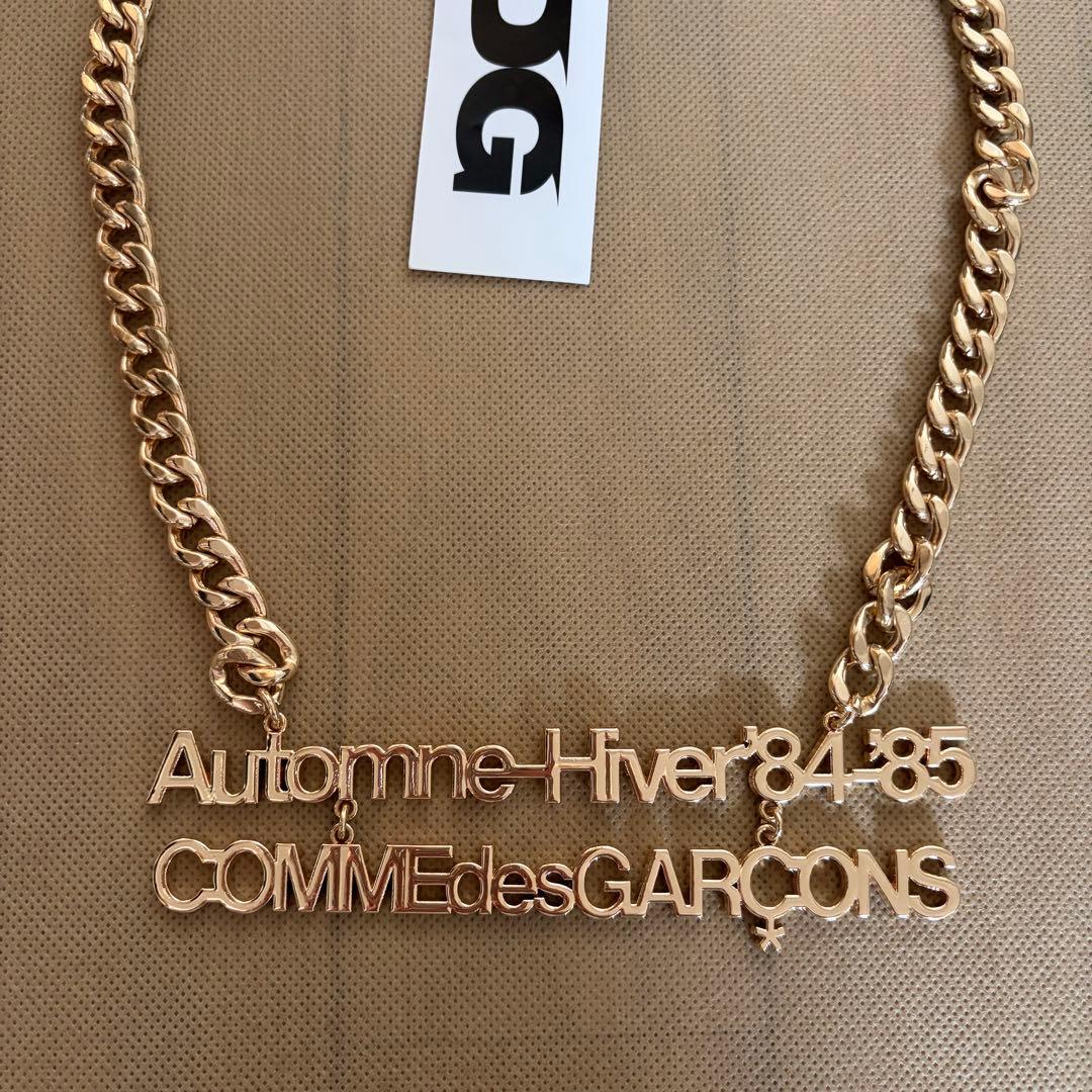 ★レア！タグ付き未使用！CDG コムデギャルソン ネックレス ゴールド★