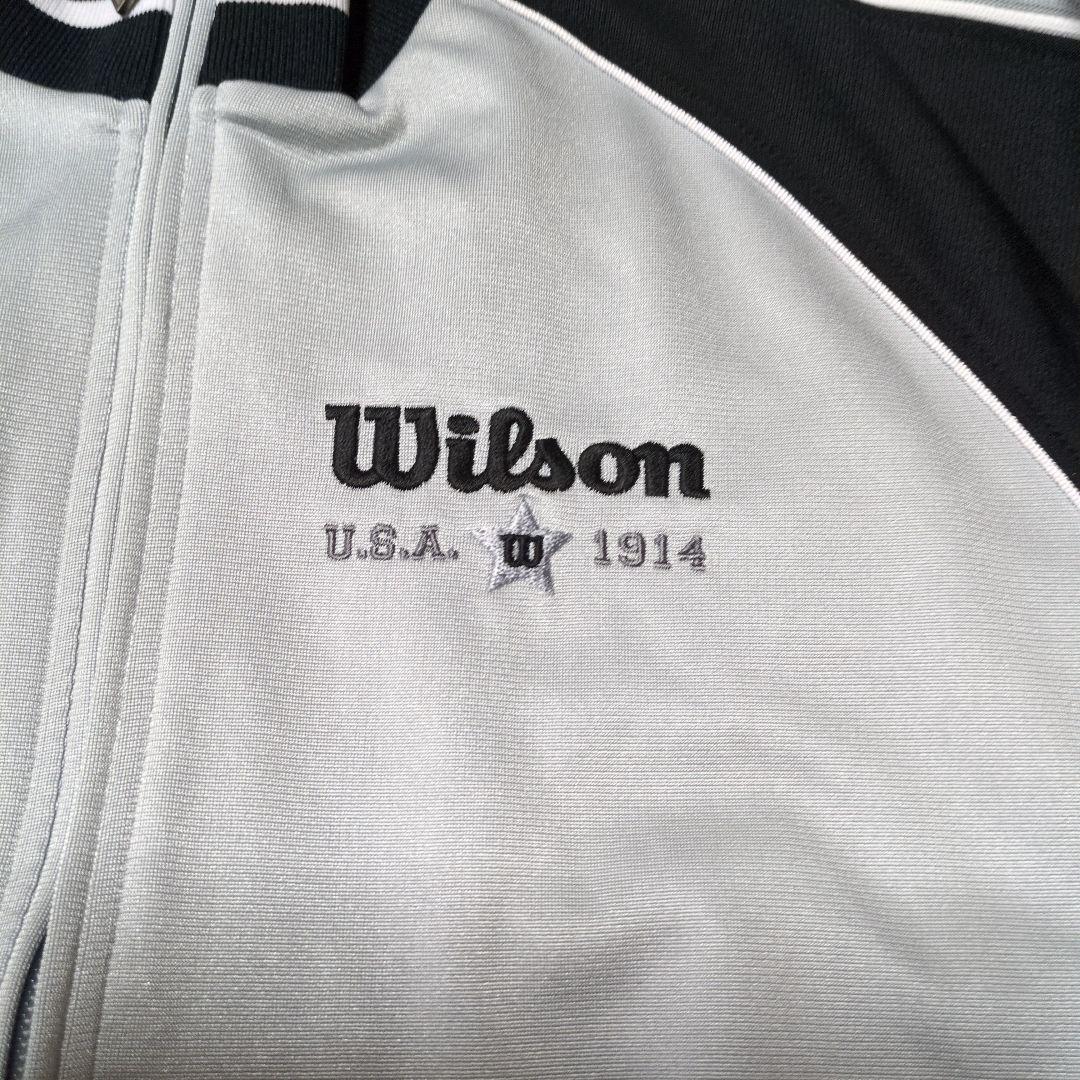 Wilson ジャージ上下セット グレー/ブラック　Мサイズ