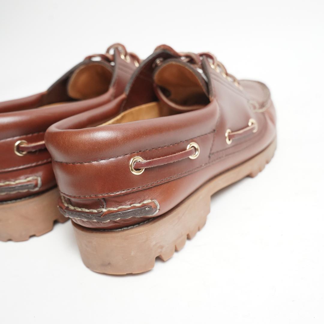 【美品】REGAL リーガル 3eye JE38 デッキシューズ レザー 25