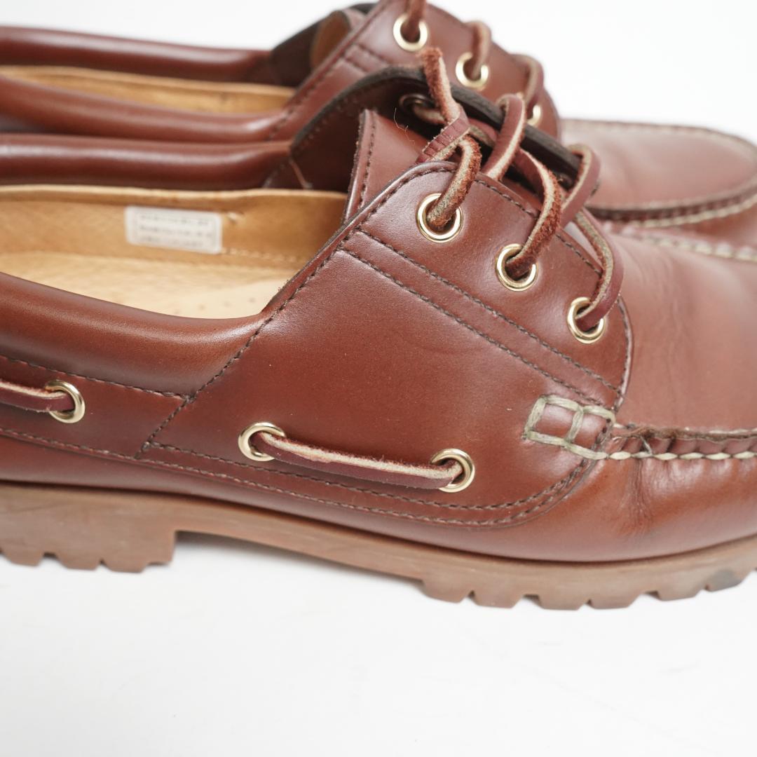 【美品】REGAL リーガル 3eye JE38 デッキシューズ レザー 25