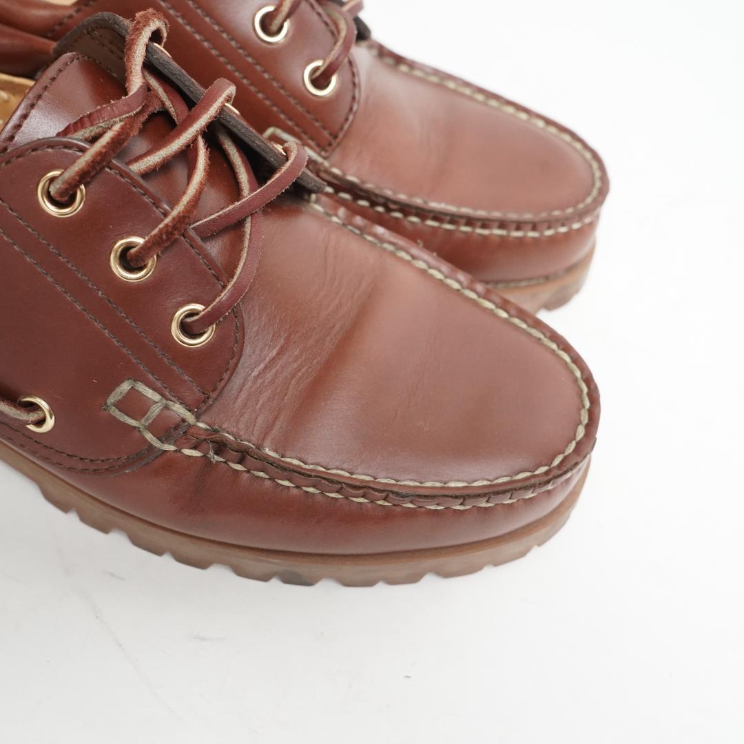 【美品】REGAL リーガル 3eye JE38 デッキシューズ レザー 25