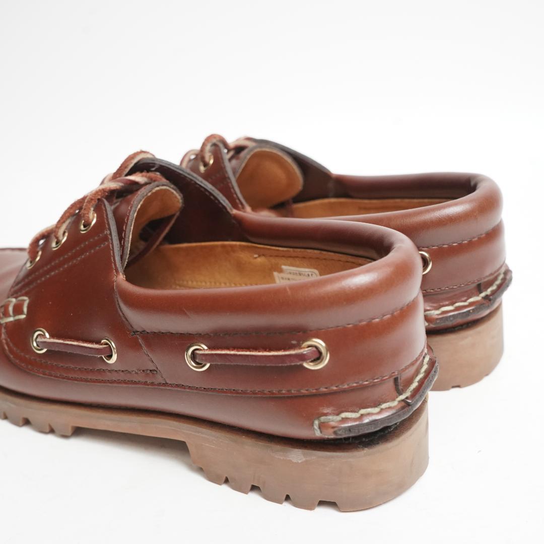 【美品】REGAL リーガル 3eye JE38 デッキシューズ レザー 25