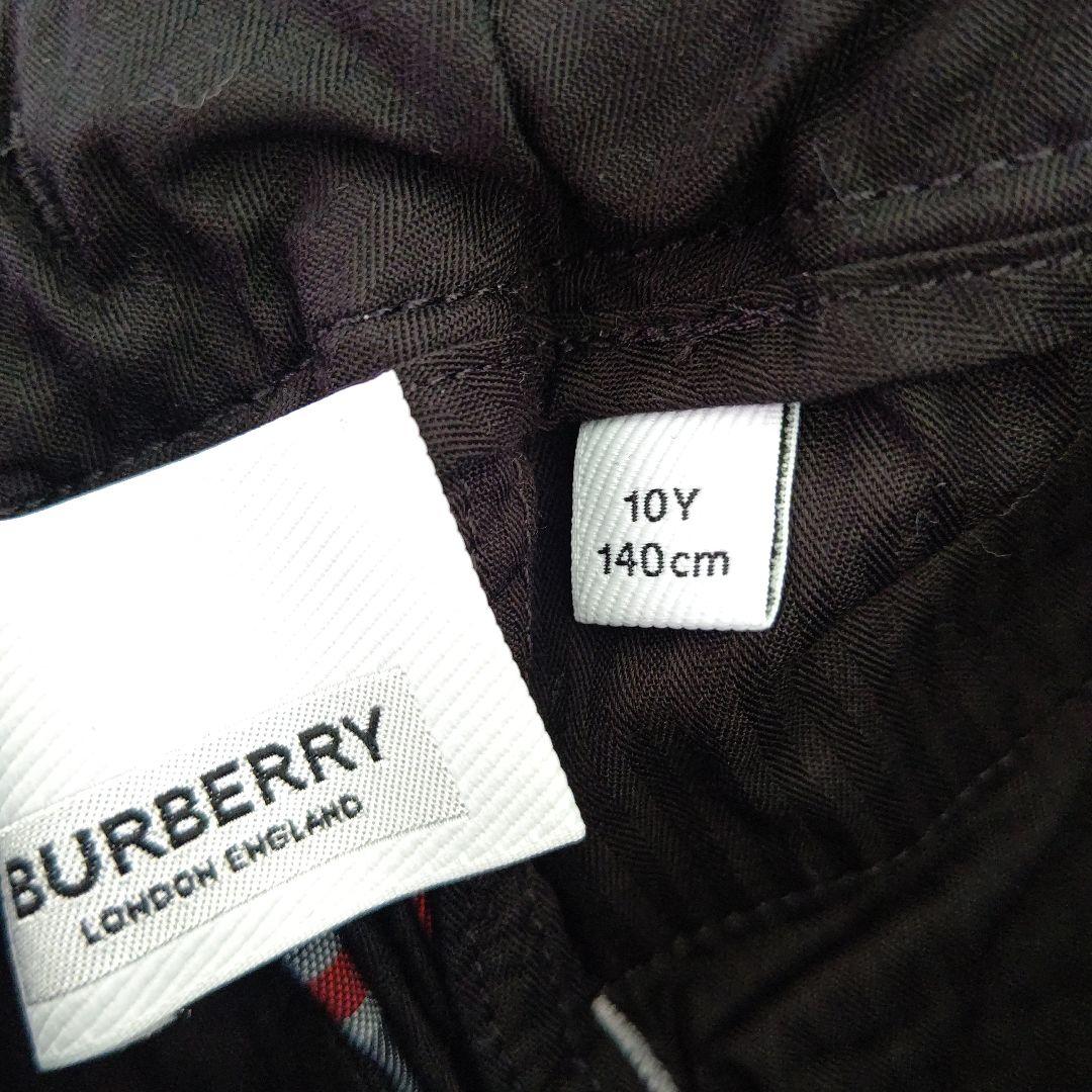 kou BURBERRY チェック柄ハーフパンツ 10Y