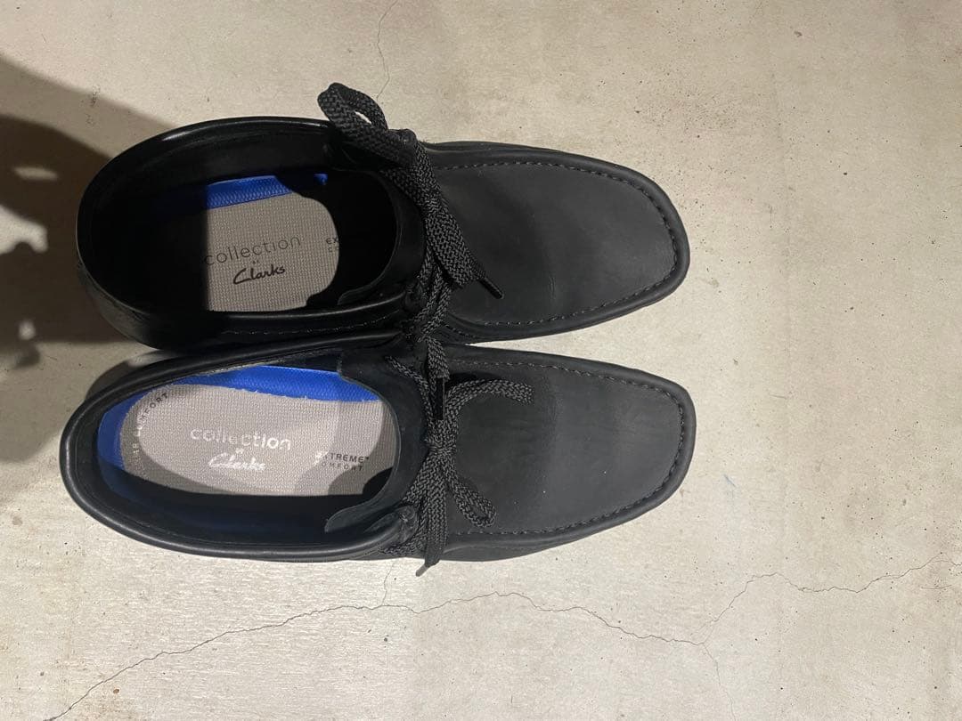 【美品】クラークス ワラビーブーツ モカシン シェイカーブーツ　25.5