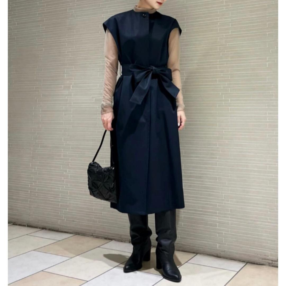 未使用 UNITED ARROWS 22AW ロングブーツ 37 ブラック