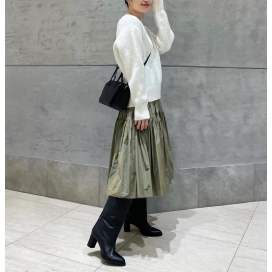 未使用 UNITED ARROWS 22AW ロングブーツ 37 ブラック