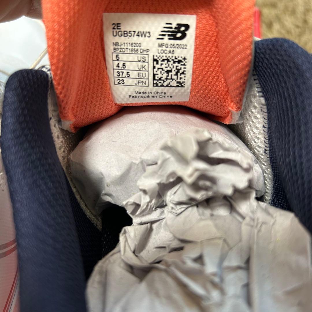new balance 574 ゴルフシューズ ホワイト