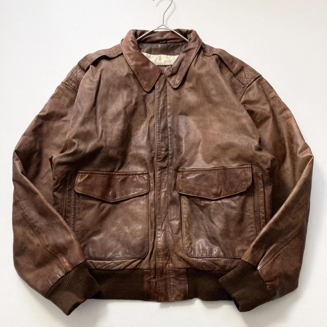 【enon】アドベンチャーバウンド フライトジャケット A-2 ブラウン