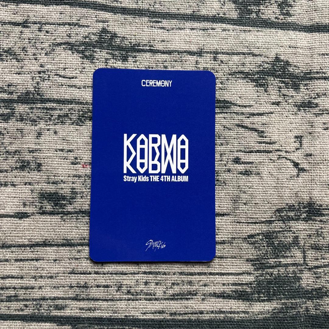 Straykids KARMA リノ サノク 事前収録 公開放送 韓国 トレカ