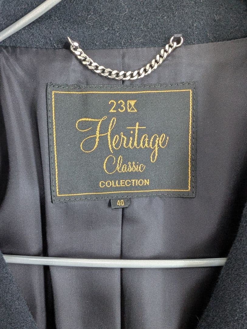美品！23区 【最高級】ロロピアーナ ヴァージンウールコート 40 ロングコート