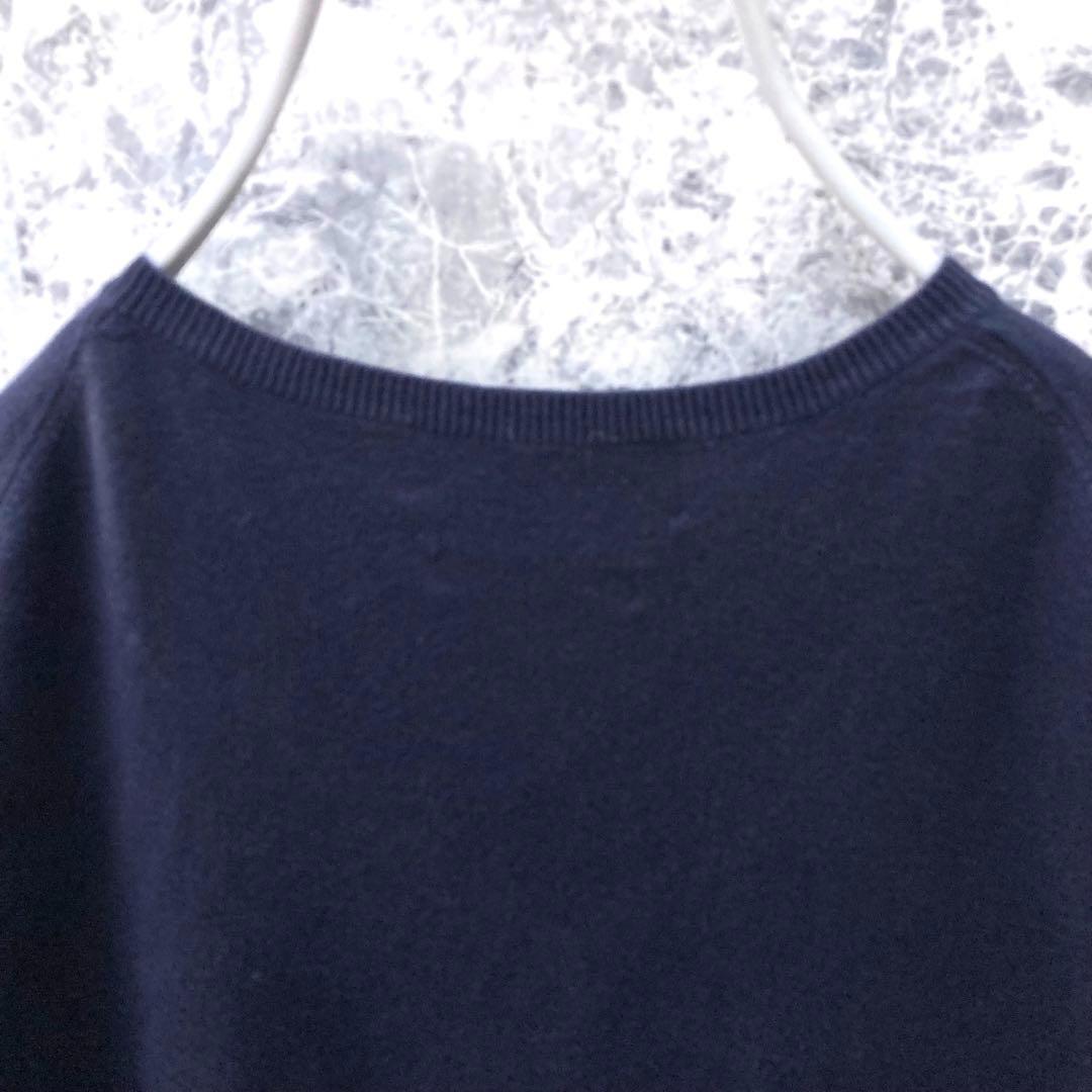 IS124【大人気】ポロバイラルフローレン刺繍ピマコットン薄手Vネックジレベスト