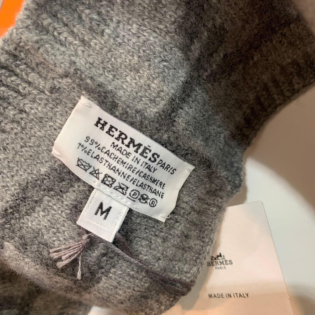 ☆未使用品☆HERMES ヘアバンド オネスティ シェーヌダンクル カシミヤ
