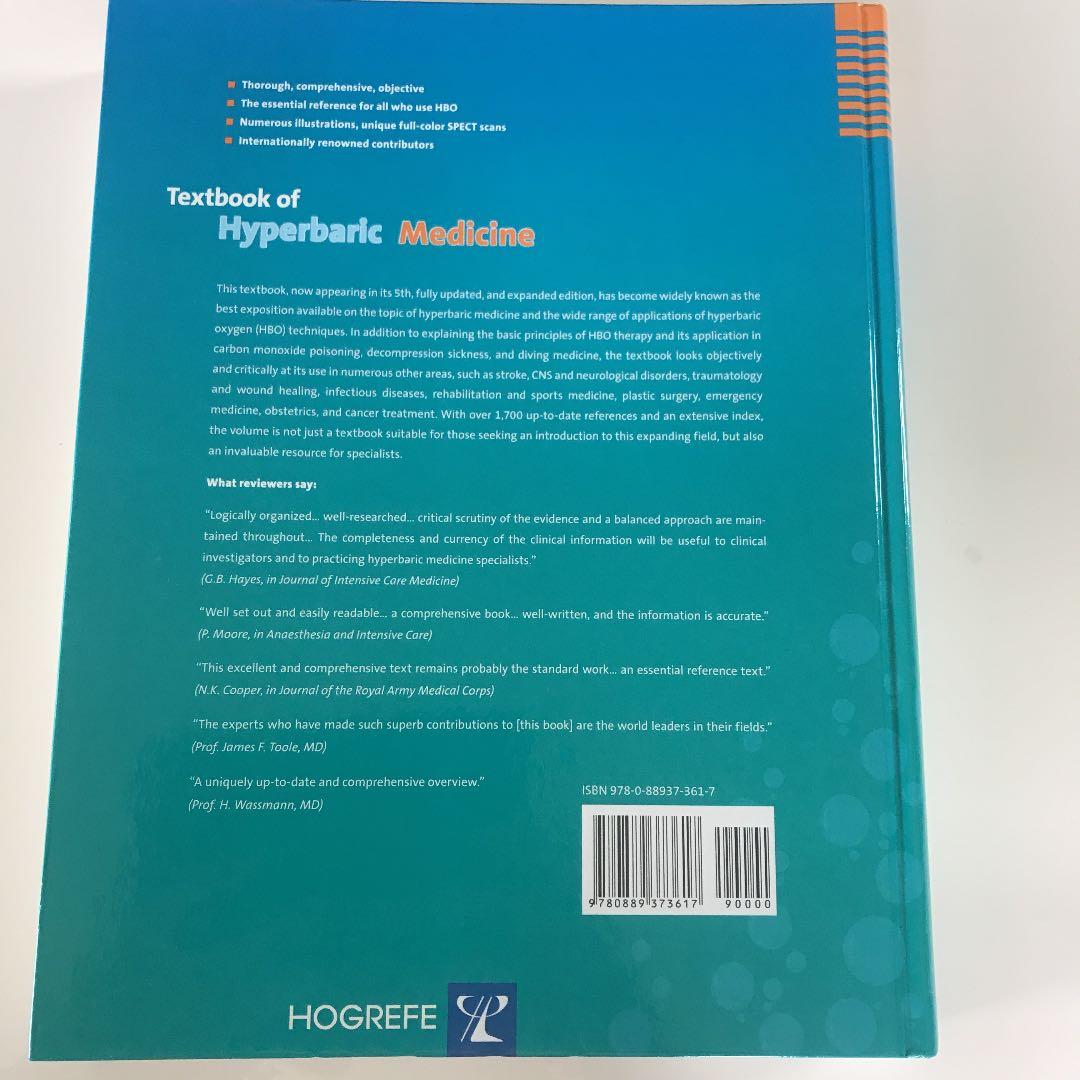 健康・医学 Textbook of Hyperbaric Medicine